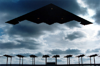 A B-2 stealth in flight.